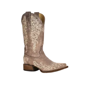 Corral Boots Women´s Iconic Lisa Brown Crater Boots