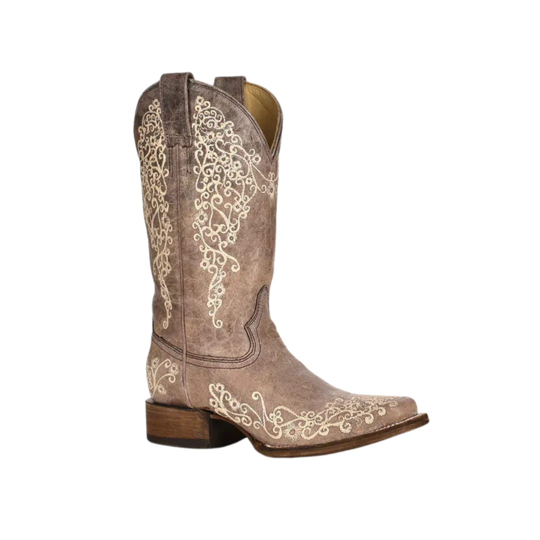 Corral Boots Women´s Iconic Lisa Brown Crater Boots