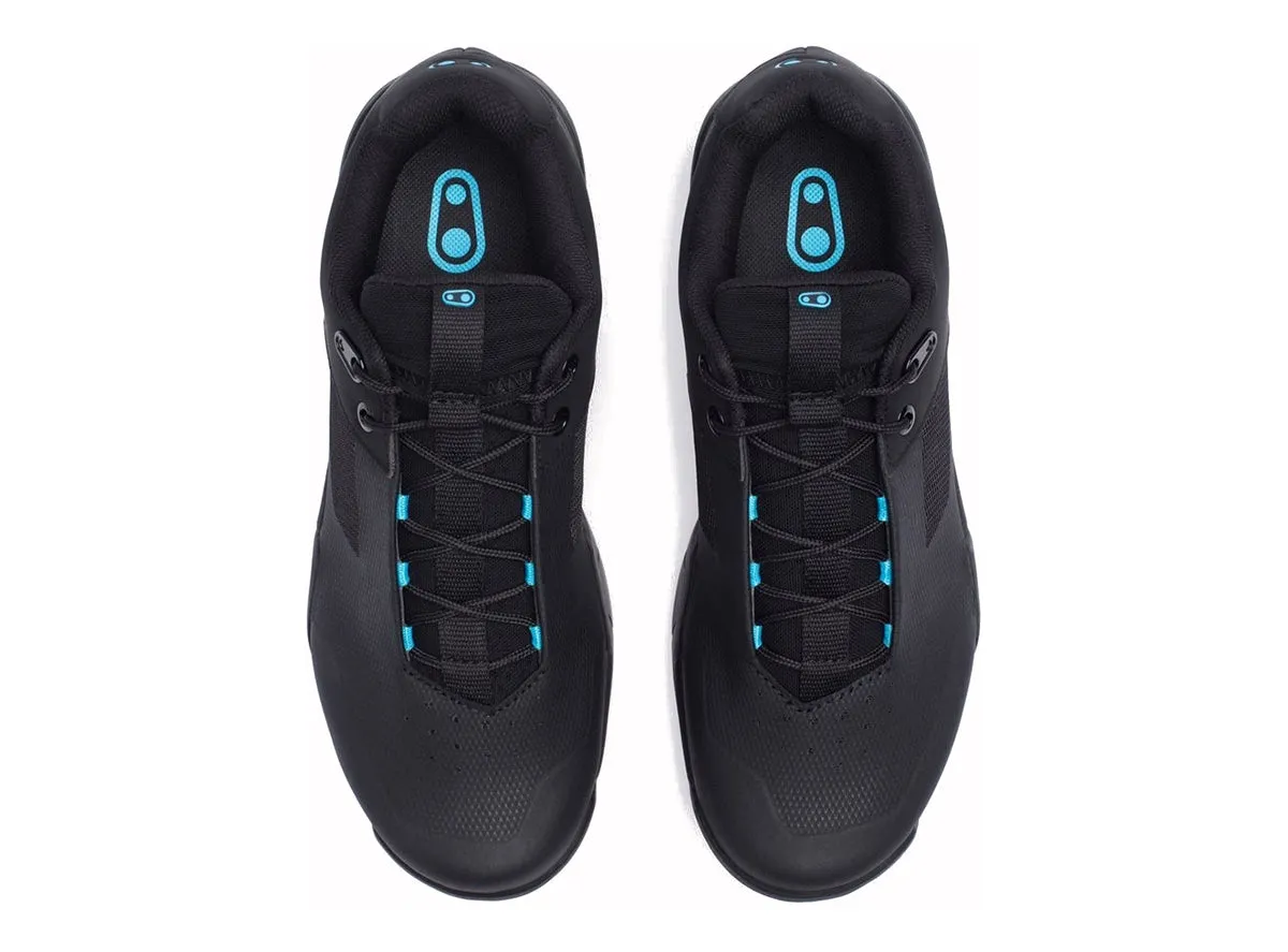 Crank Brothers Mallet E Lace MTB Shoe - Black-Blue-Black