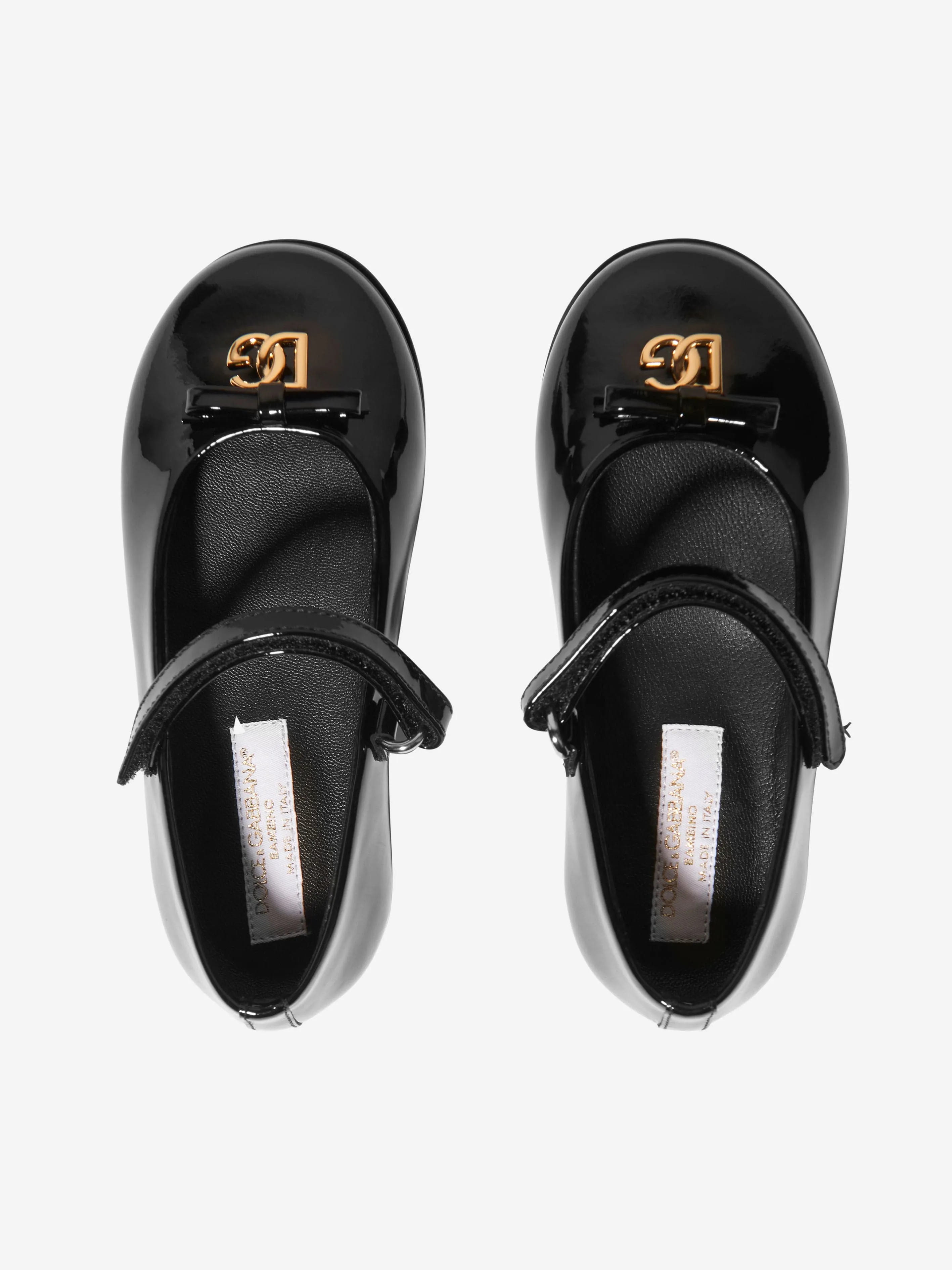 Dolce & Gabbana Girls Patent Leather Shoes in Black