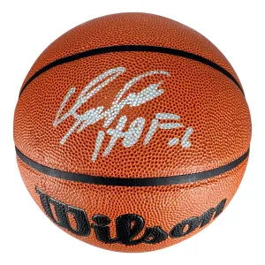 Dominique Wilkins Signed HOF 06 Inscription Wilson Authentic Series Basketball (JSA)