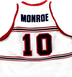 Earl Monroe Winston Salem College Basketball Throwback Jersey