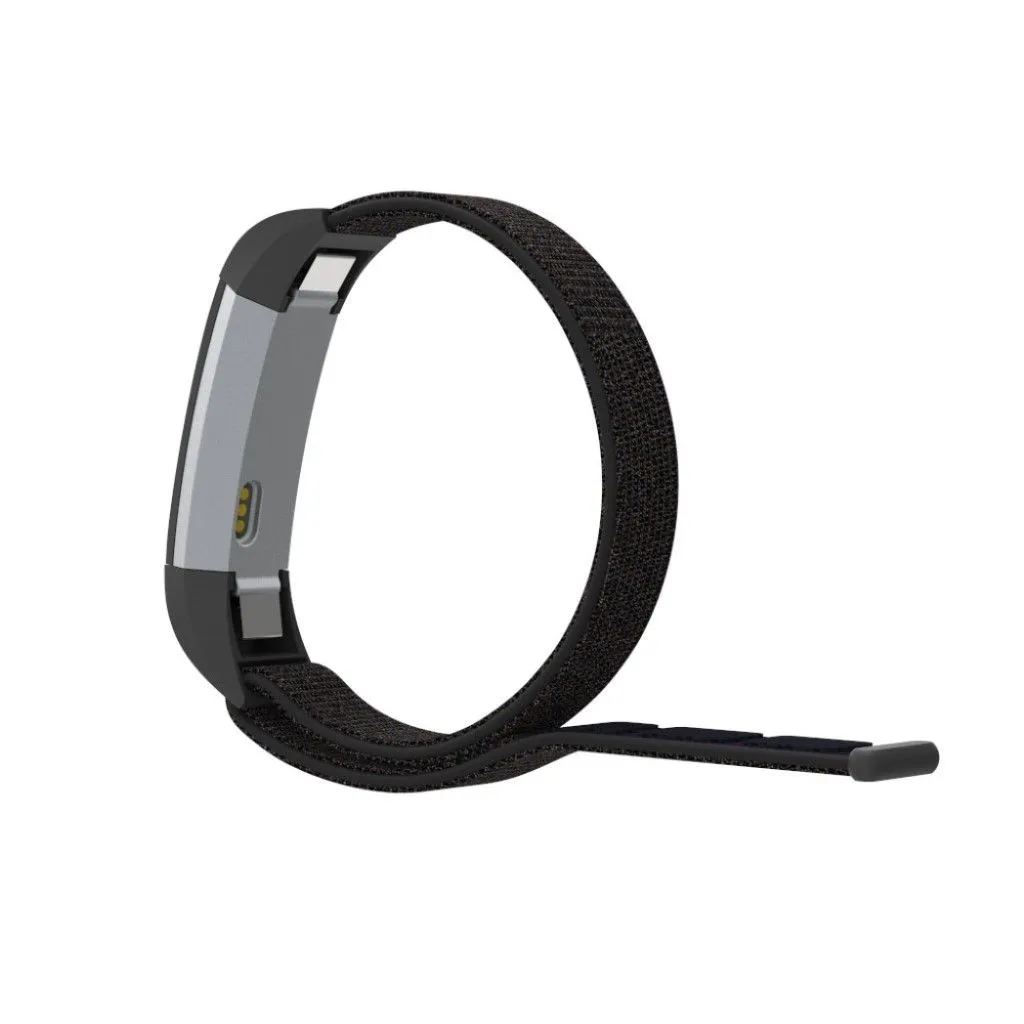 Fitbit Ace velcro closure flexible watch strap - Black