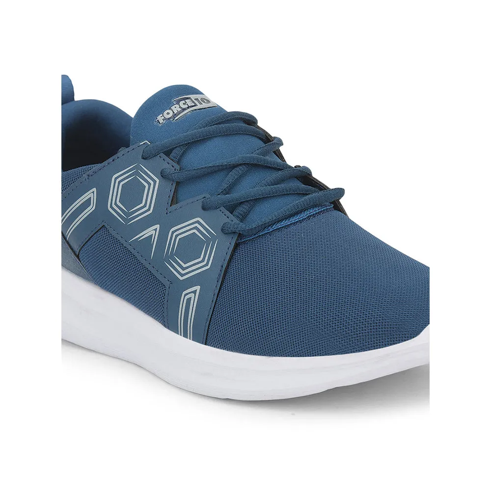 Force 10 Lacing Teal Blue Casual Shoes For Men SAMUEL-E By Liberty