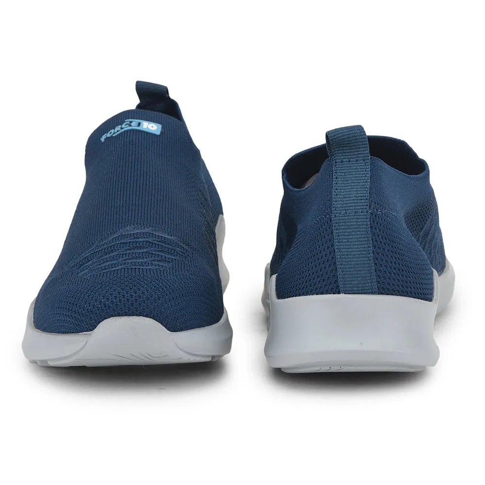 Force 10 Sports Non Lacing Shoes For Ladies (T.Blue) AVILA-42 By Liberty