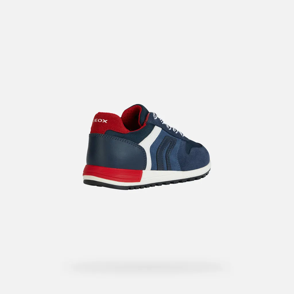 Geox J Alben Junior Sneaker Navy