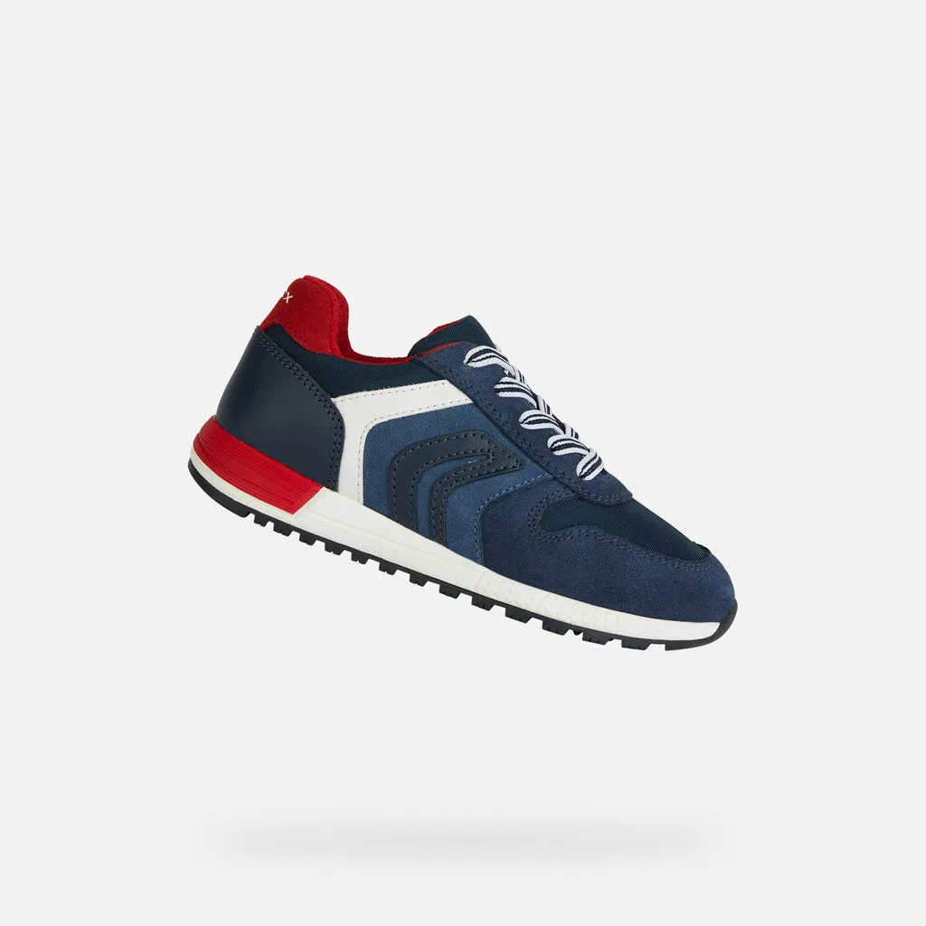 Geox J Alben Junior Sneaker Navy