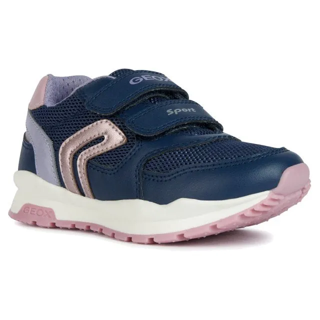 Geox Pavel Junior Girl Sneaker Light Navy