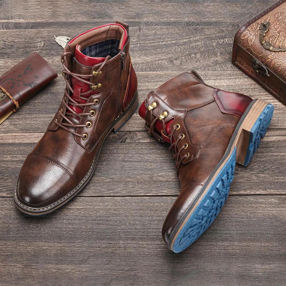 Gerald™ | Handmade premium leather Oxford boots for timeless style and comfort