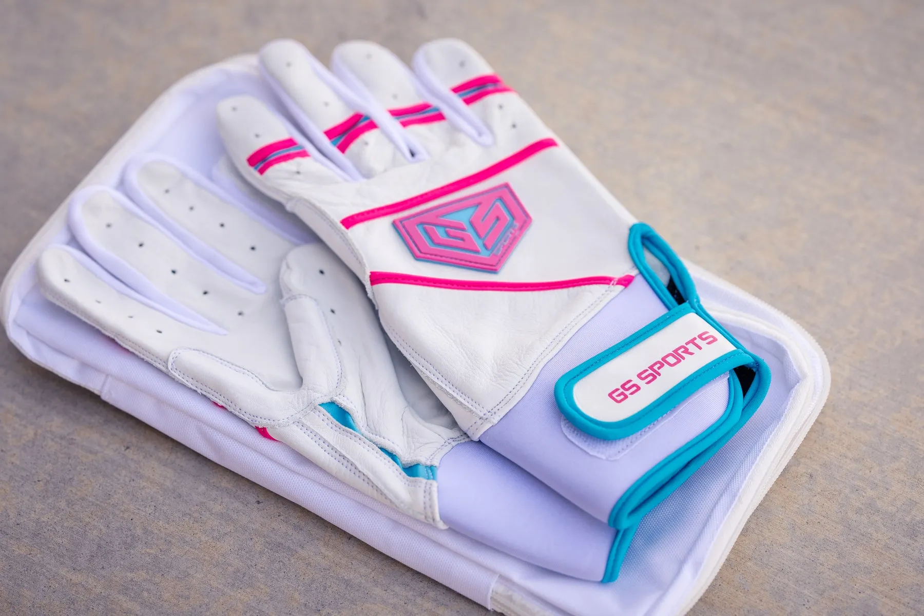 GS Sports Apex Premium Leather Batting Glove - Tropics