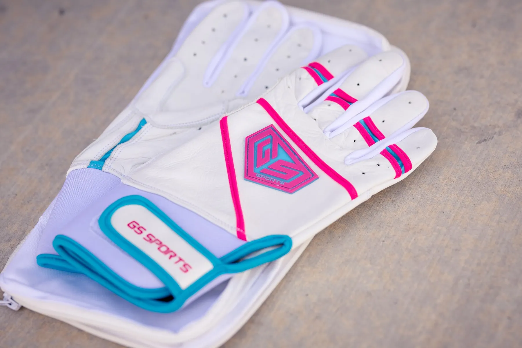 GS Sports Apex Premium Leather Batting Glove - Tropics