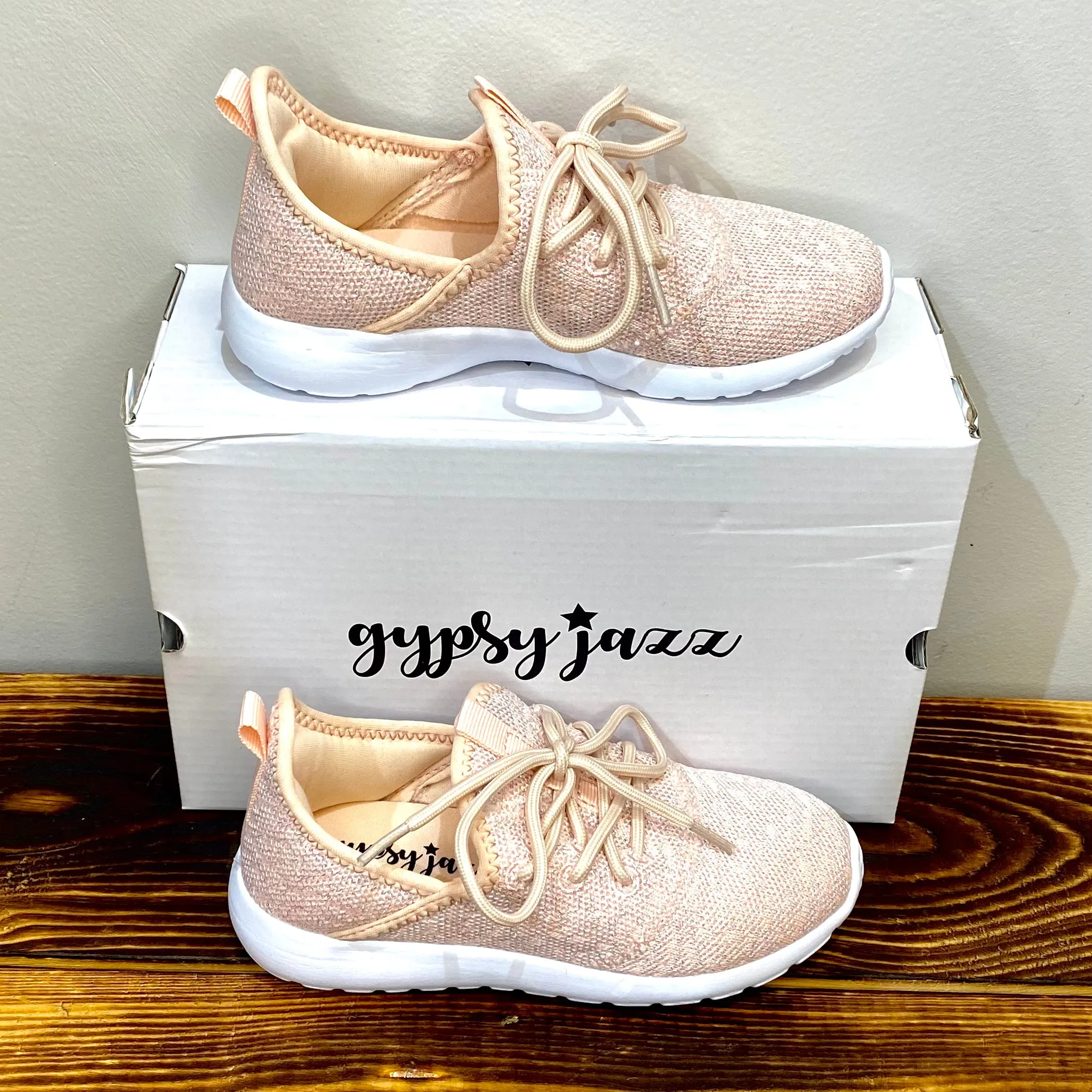 Gypsy Jazz Kid's Blush Slip-on Shoes