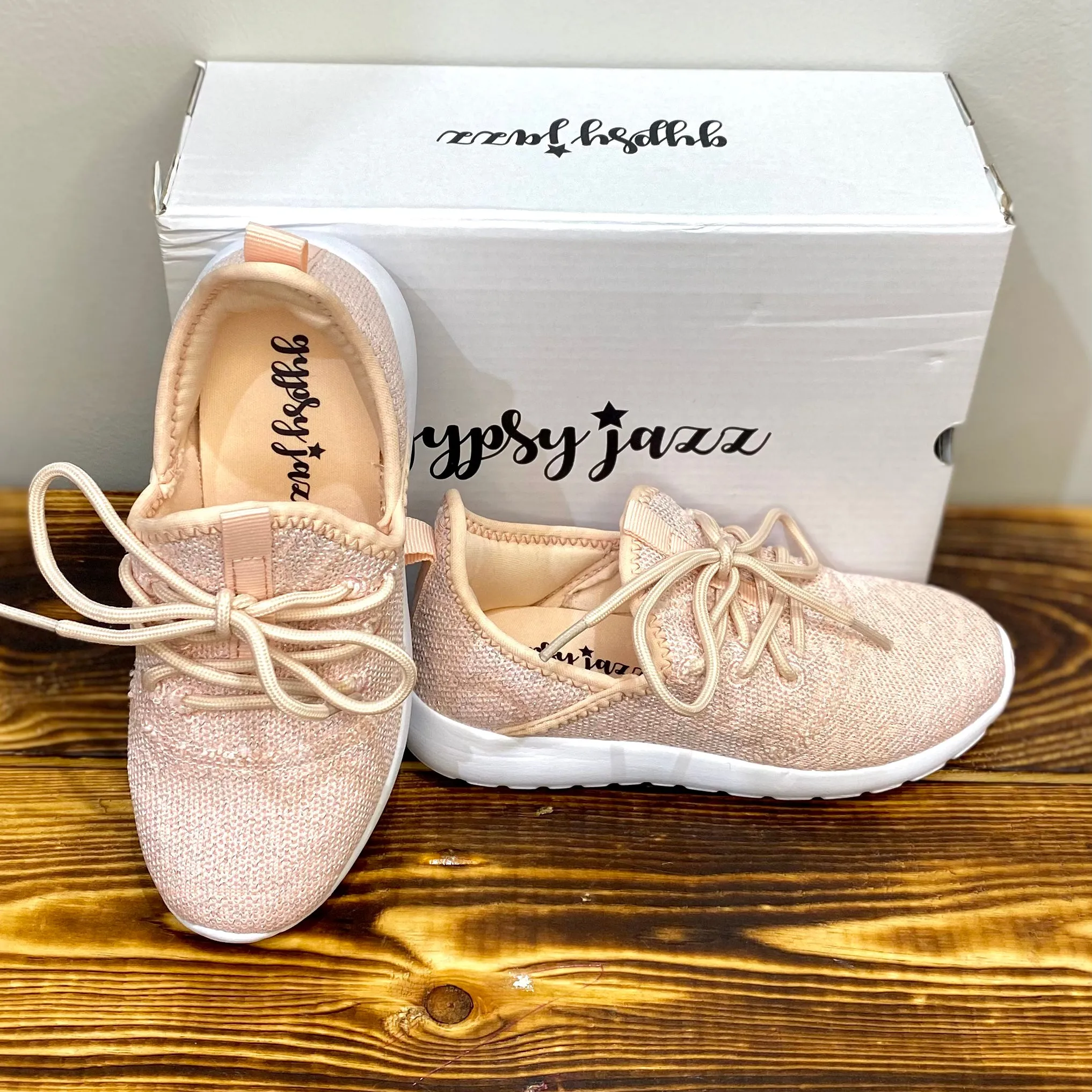 Gypsy Jazz Kid's Blush Slip-on Shoes