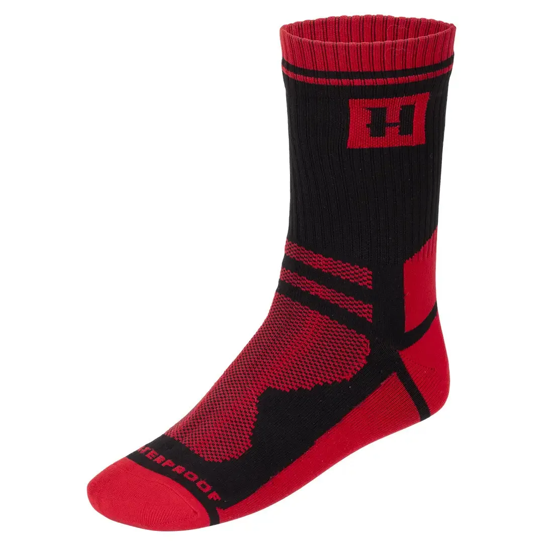 Harkila Waterproof Sock - Red/Black by Harkila