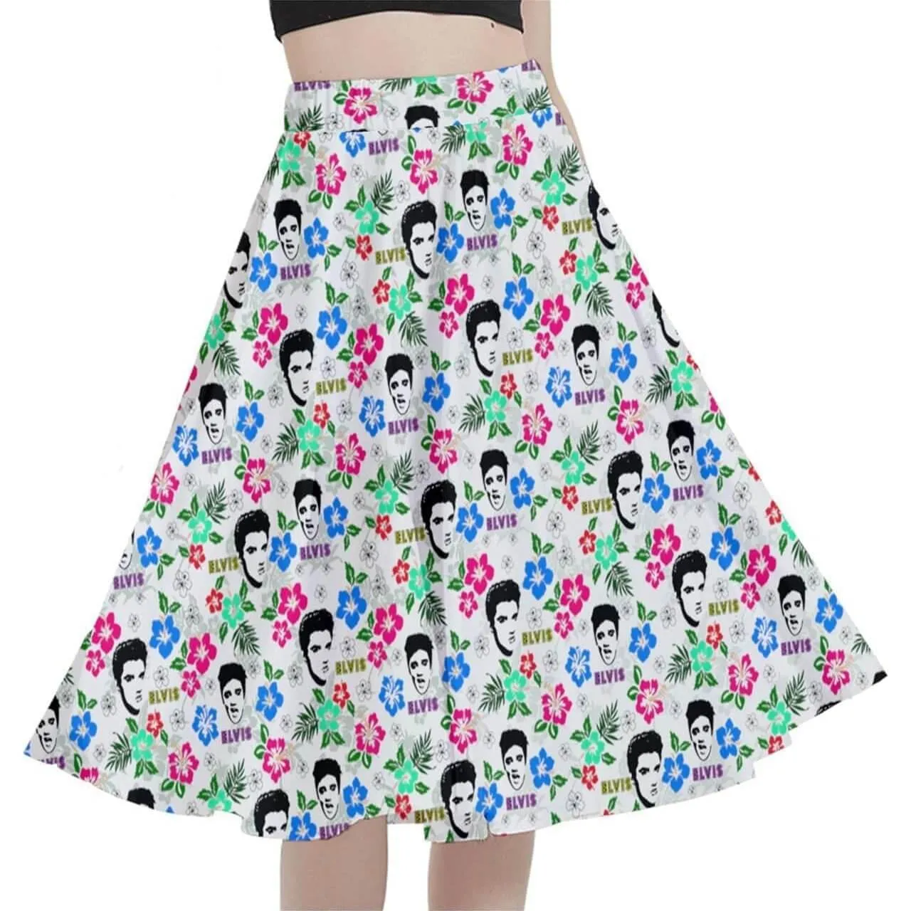 Hawaii Elvis Full Circle Skirt