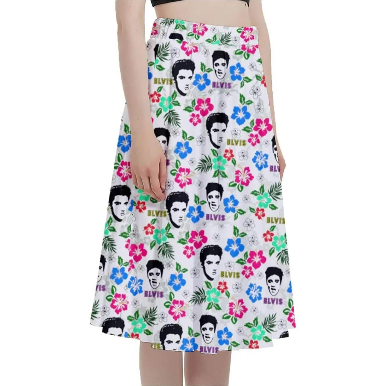 Hawaii Elvis Full Circle Skirt