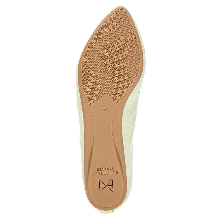 JANEY Ballet Flat Shoes - Green