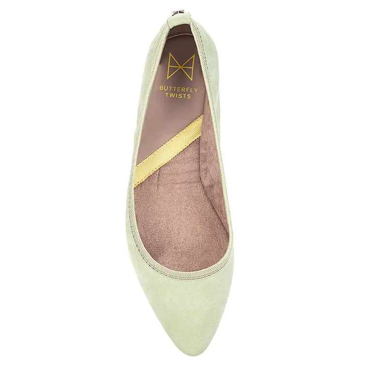 JANEY Ballet Flat Shoes - Green