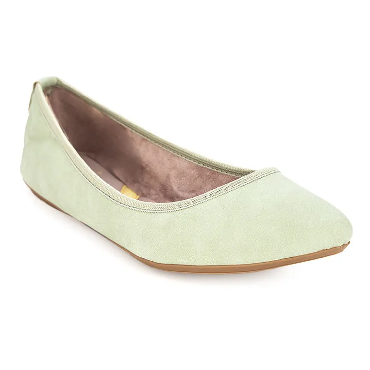 JANEY Ballet Flat Shoes - Green