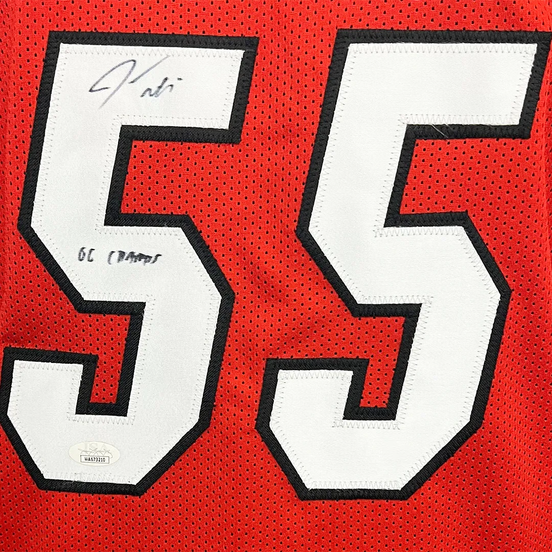 Jason Williams Signed 06 Champs Inscription Miami Red Basketball Jersey (JSA)