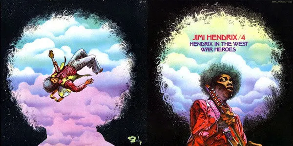 Jimi Hendrix - Hendrix In The West / War Heroes (LP, Album   LP, Album   Comp, RE, Gat) (NM or M-)