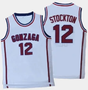 John Stockton Gonzaga Bulldogs College Basketball Throwback Jersey