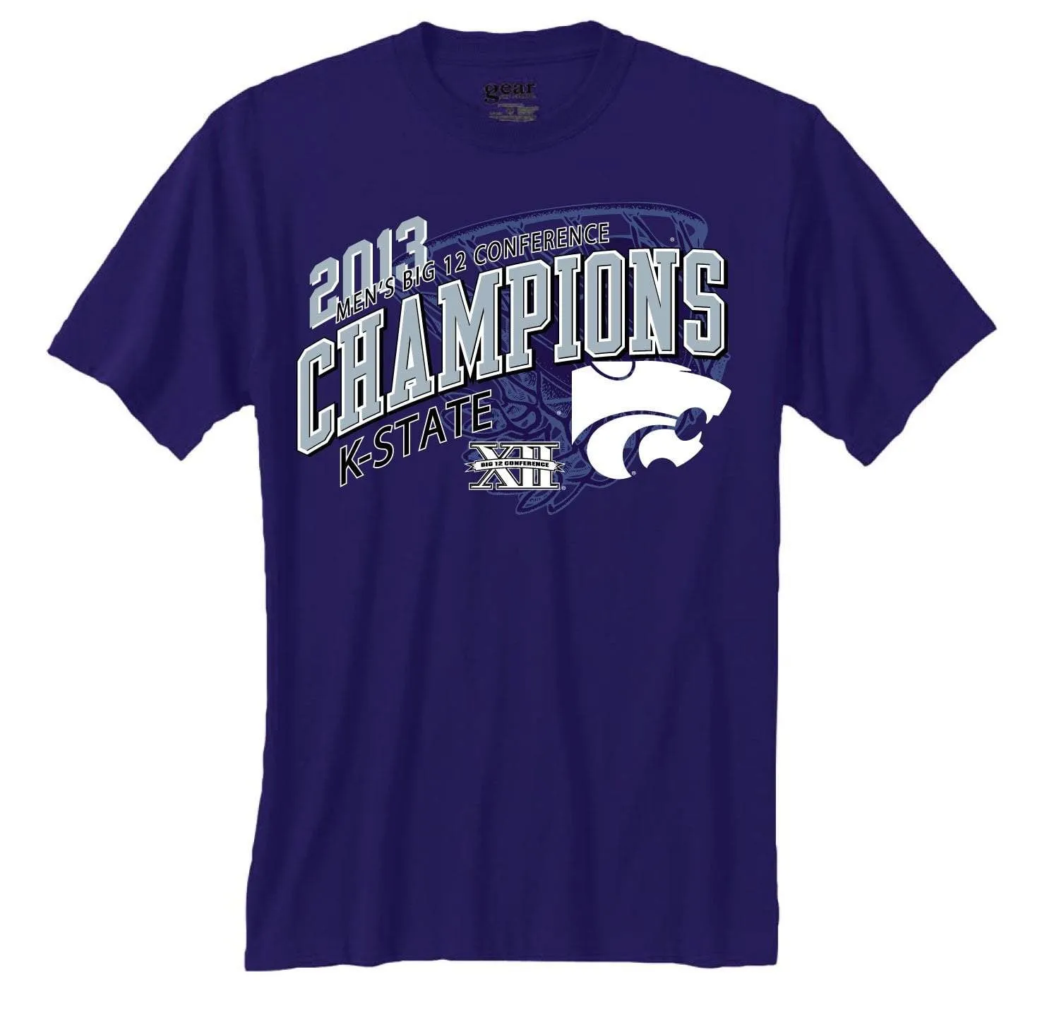 Kansas State K-State Wildcats Gear for Sports 2013 Big 12 Champs Purple T-Shirt