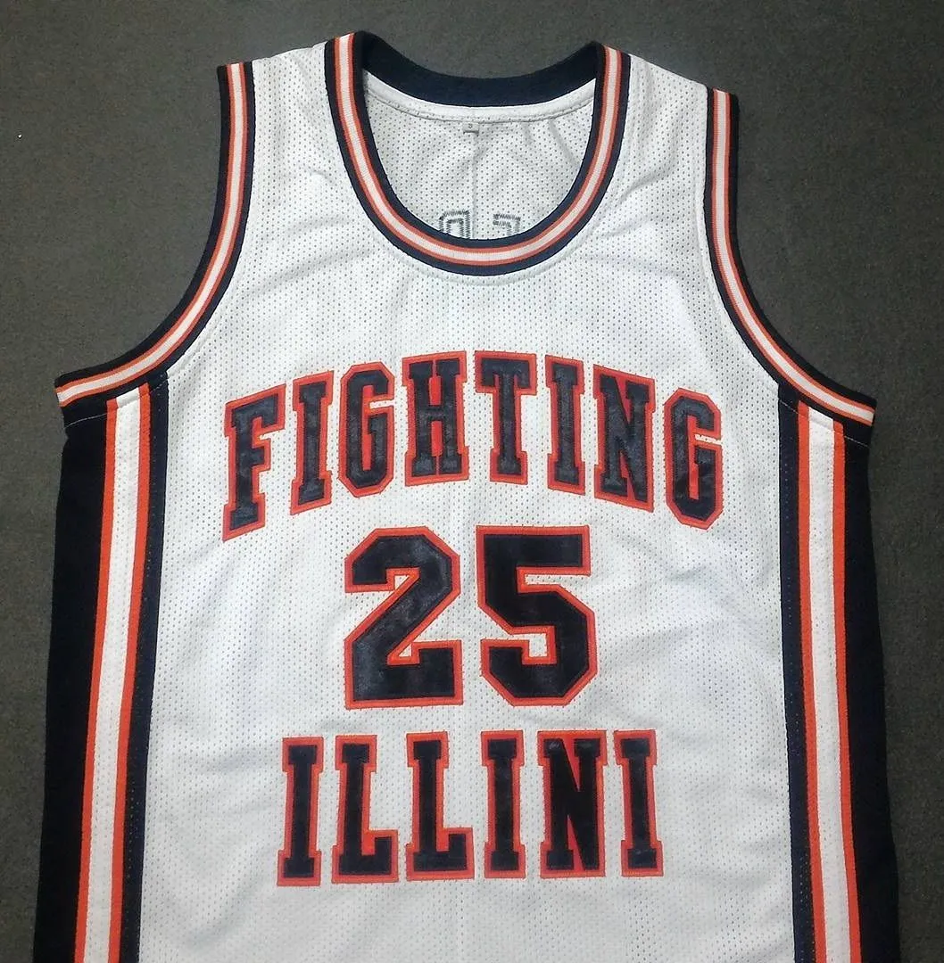 Kenny Anderson Fighting Illinis College Throwback Basketball Jersey