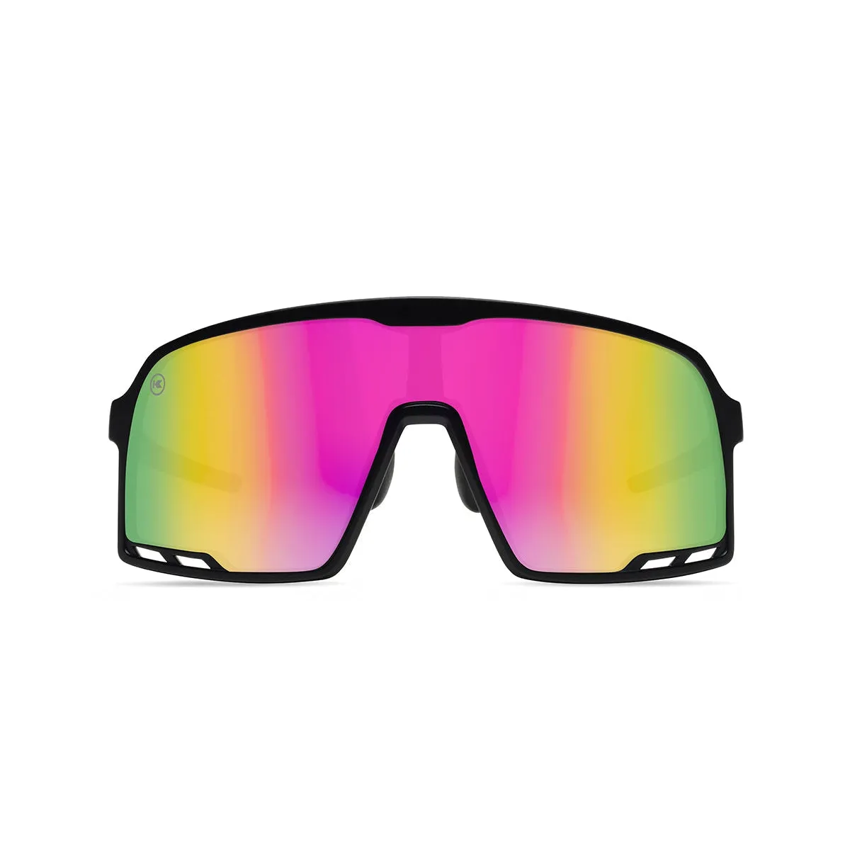 Knockaround Campeones Sunglasses - Rainbow on Black