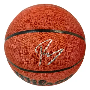 Kristaps Porzingis Signed Wilson Authentic Series Basketball (Beckett)