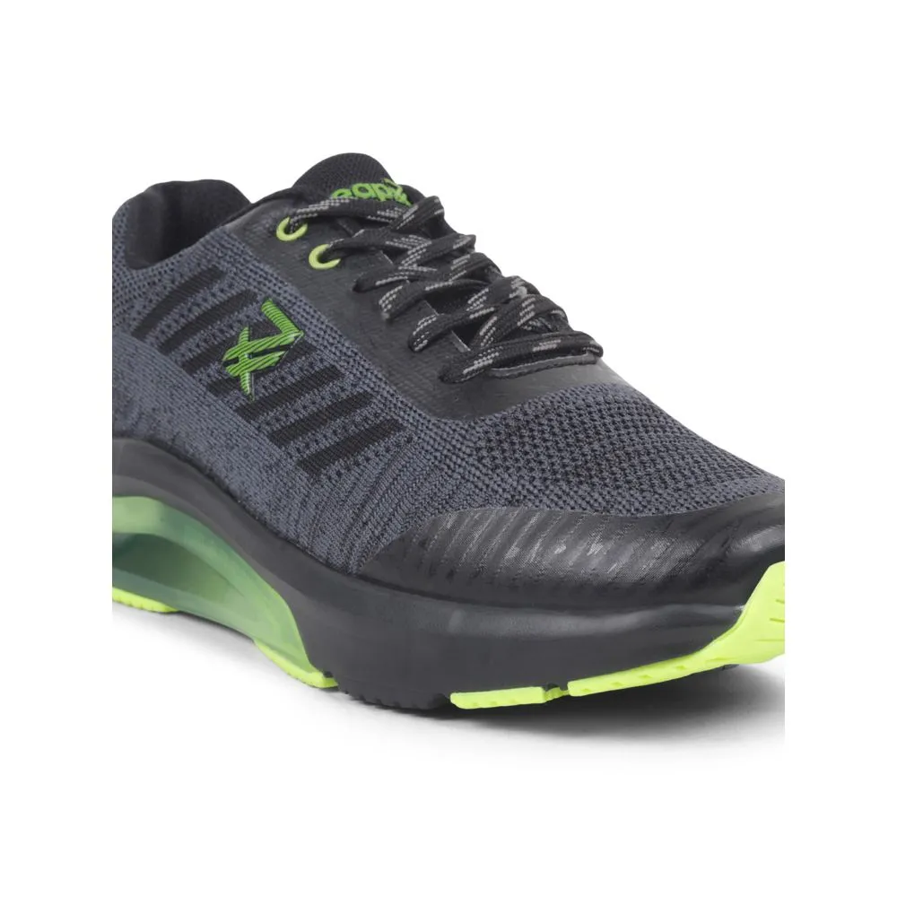 Leap7x By Liberty Men OLYMPUS-1 Black Sports Lacing Shoes