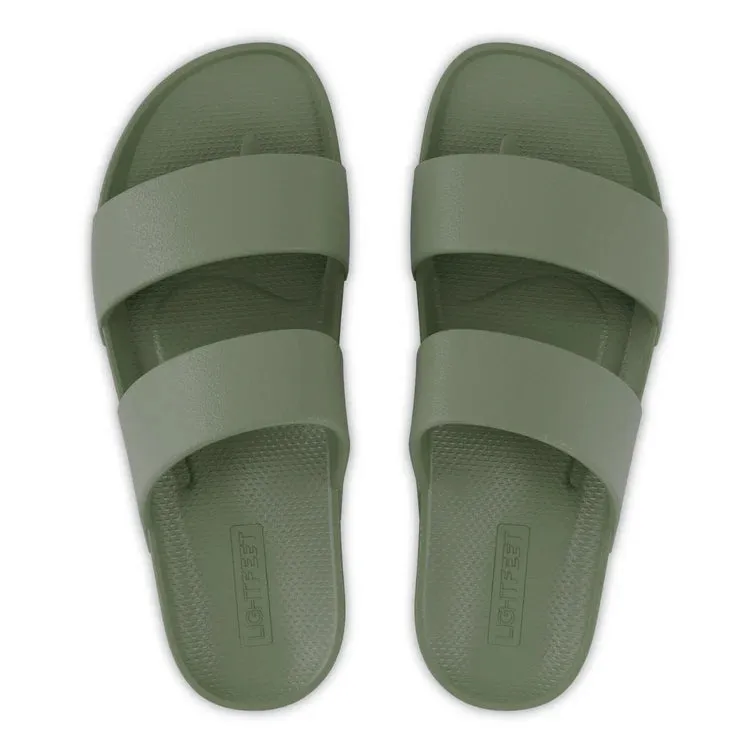 Lightfeet Arch Support Double Strap Slide