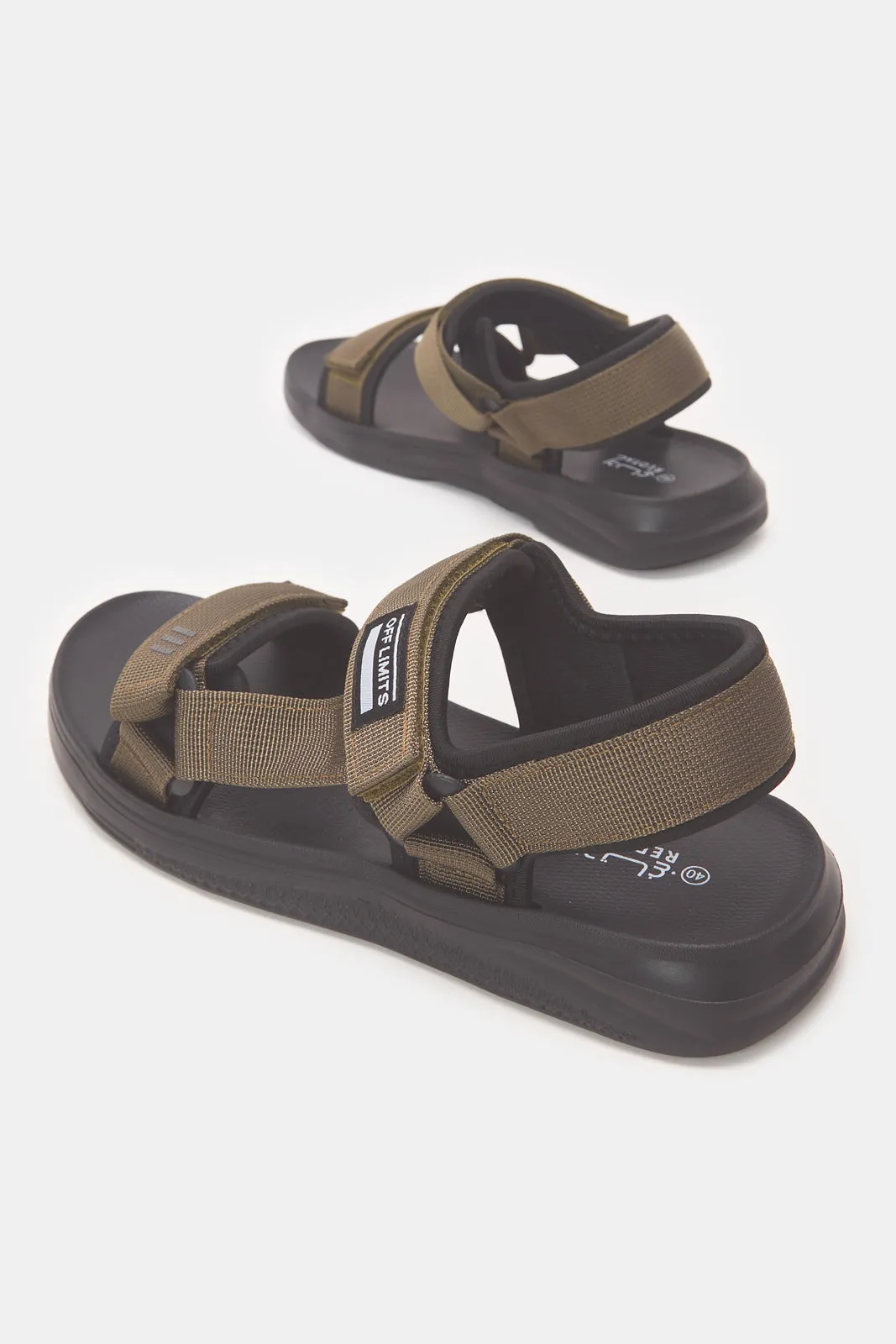 Men Olive Sports Sandal