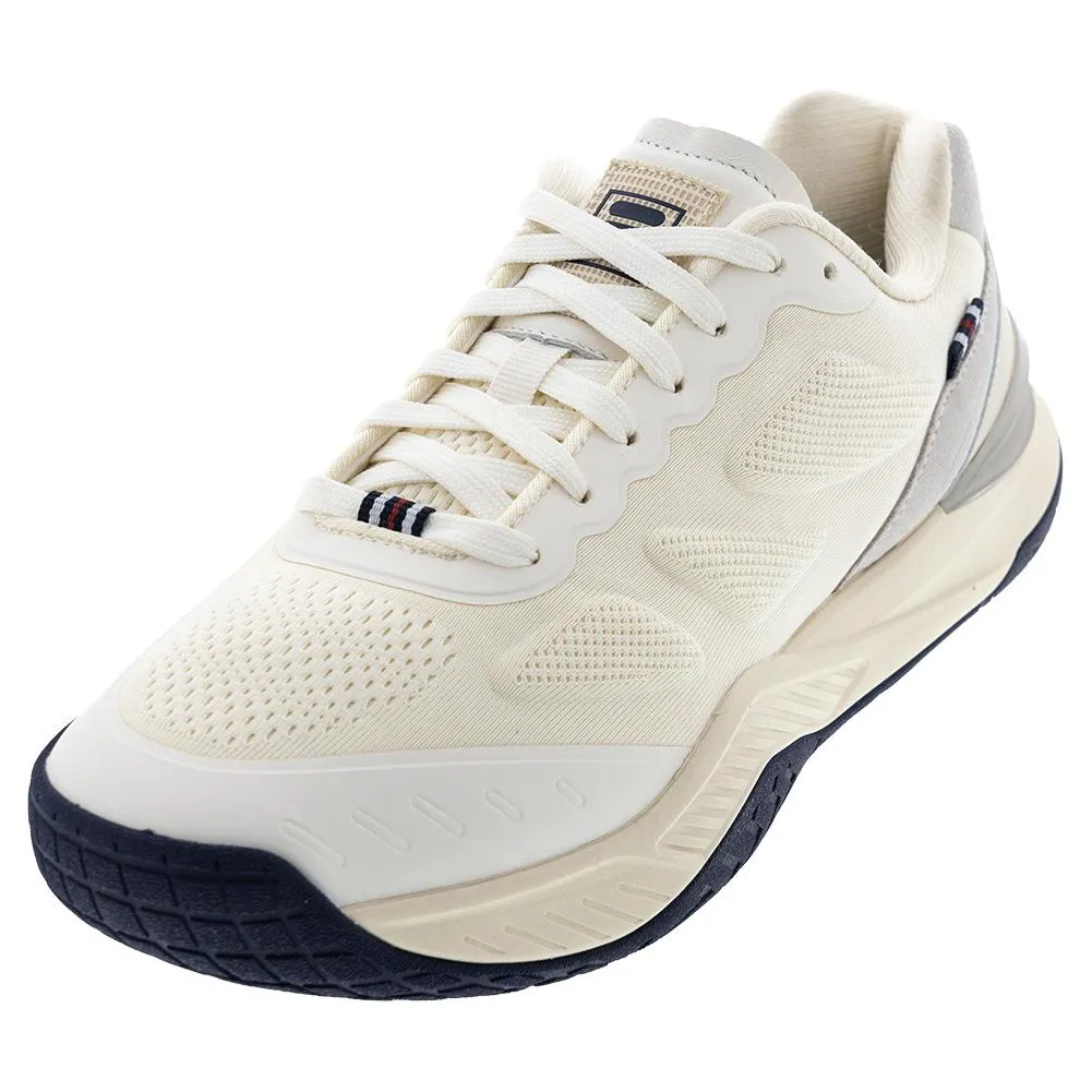 Mens Axilus Lux Tennis Shoes Gardenia and Fila Navy