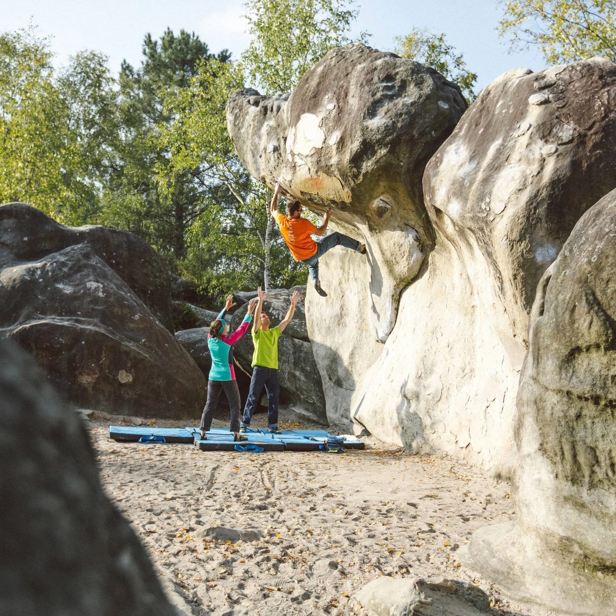 Men's Climbing Shirt Orange