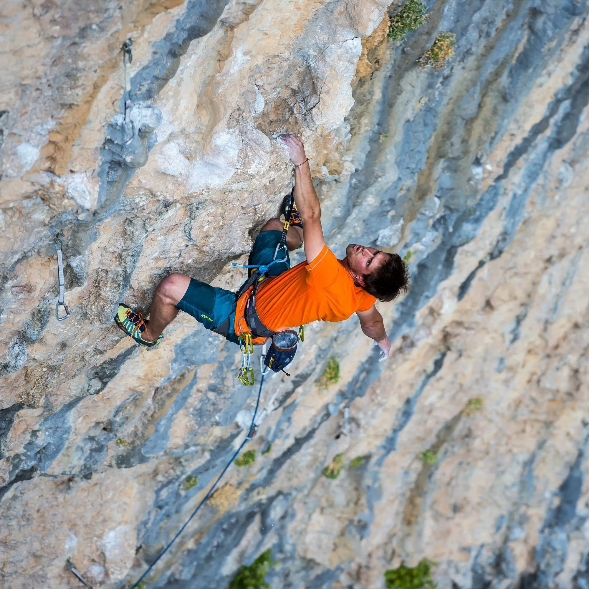 Men's Climbing Shirt Orange