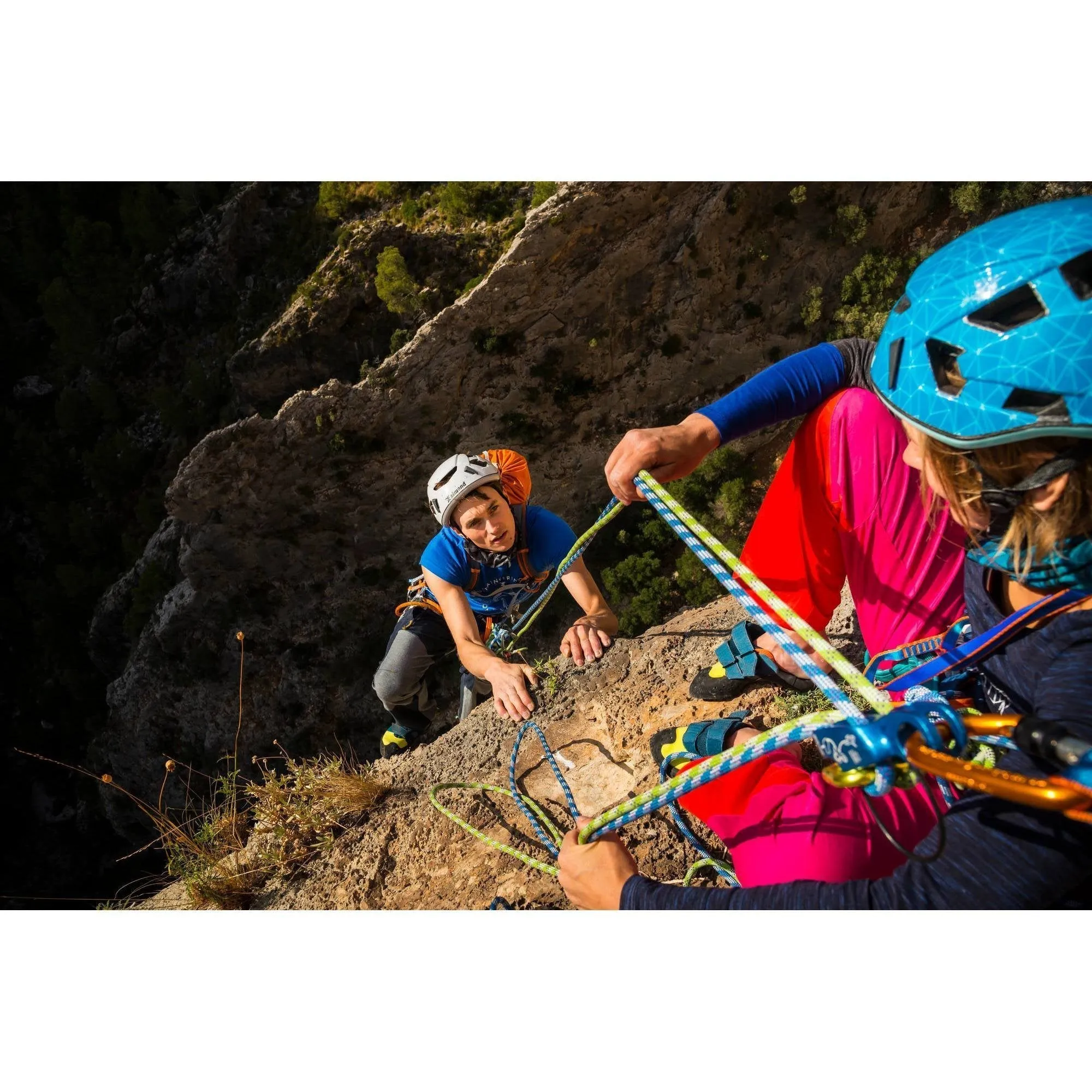 Men's Climbing T-Shirt Merino Wool Identity