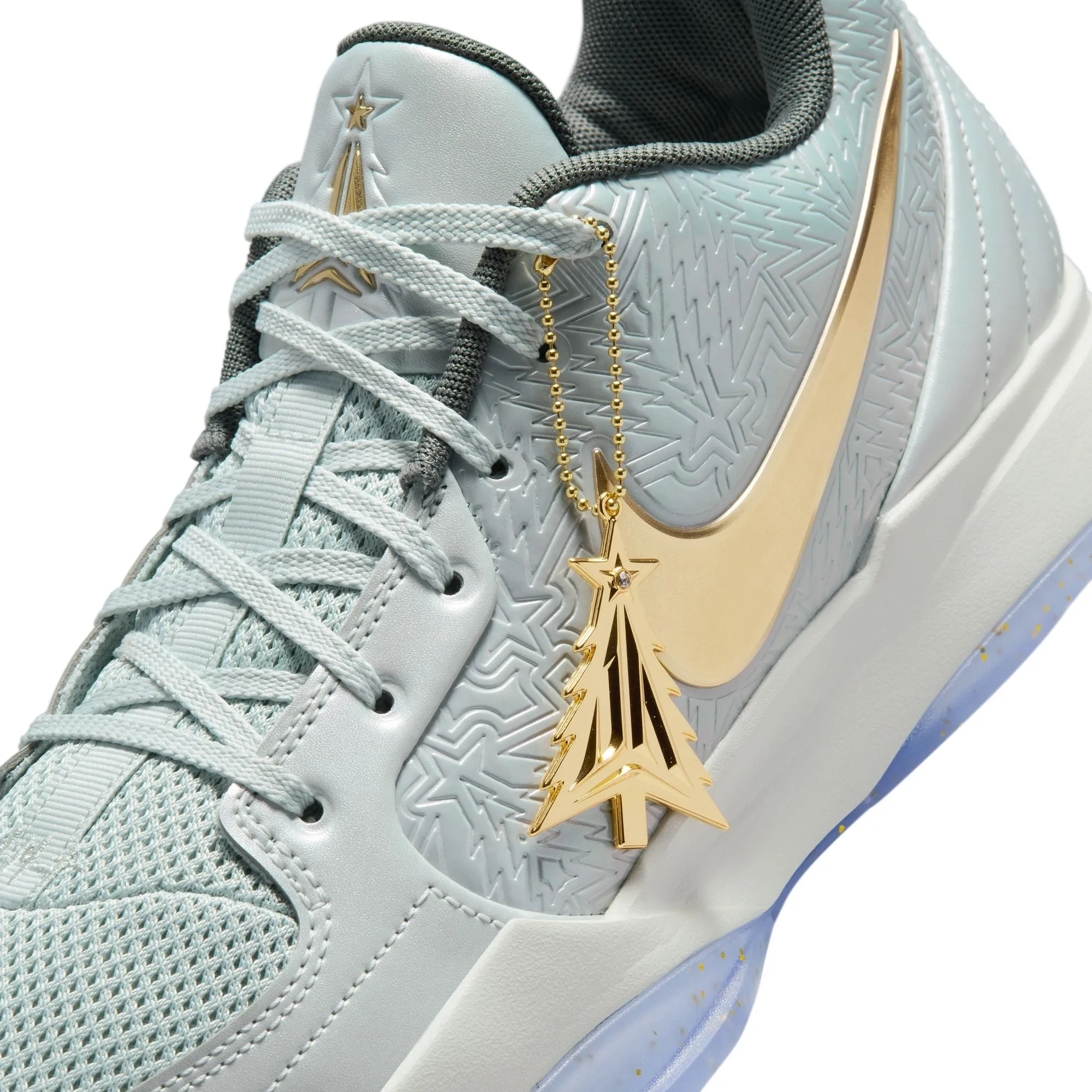 Men's Nike Ja 2 "Tree Top" - LIGHT SILVER/METALLIC GOLD-IRON GREY