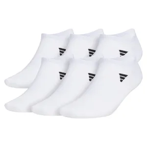 Men`s Superlite 3.0 6 Pack No Show Tennis Socks White and Black