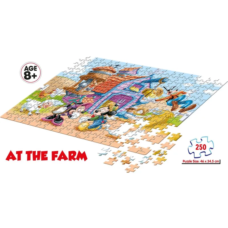 Mickey Mouse - At the Farm - 250 Pieces Puzzle