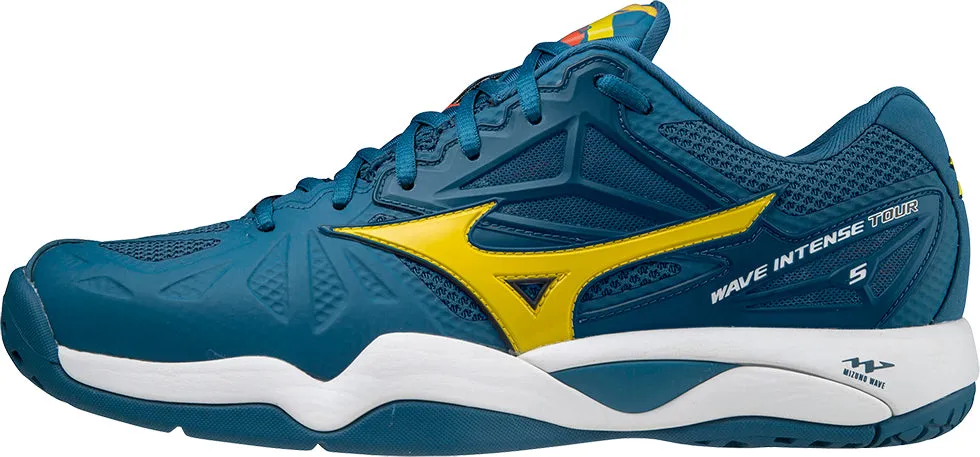 Mizuno Wave Intense Tour 5 Mens Tennis Shoes - Blue