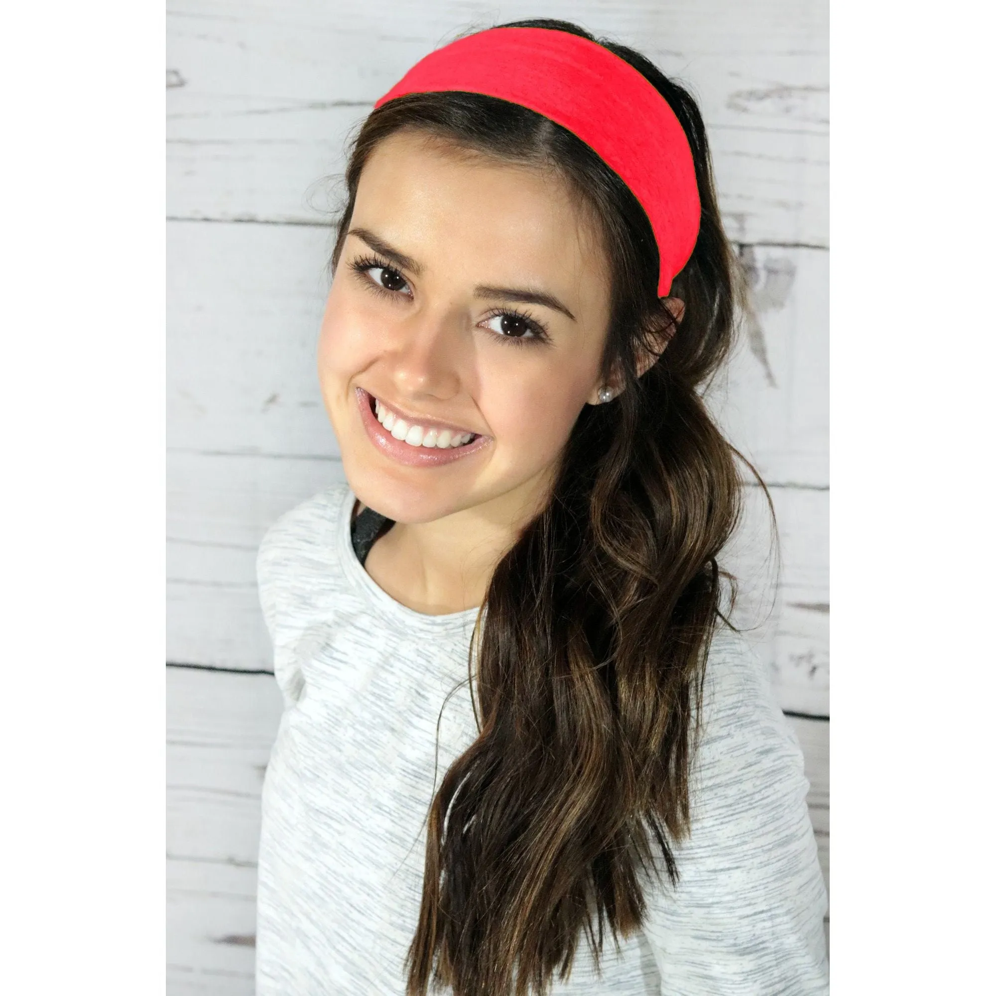 Neon Pink Cotton Headband