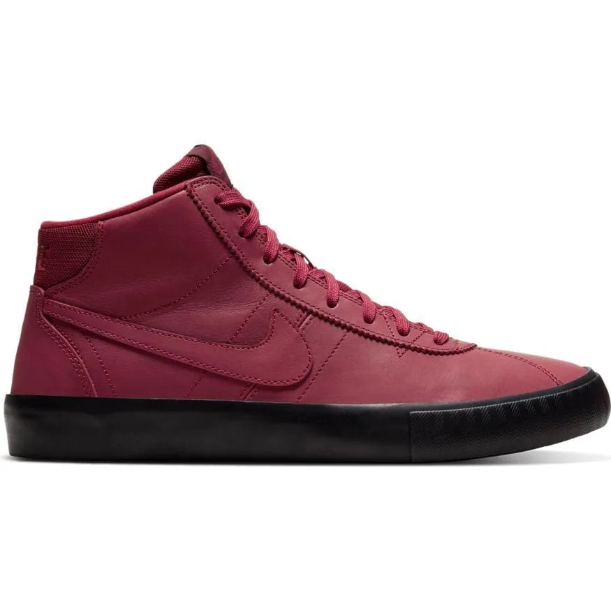 Nike SB Bruin Hi ISO Orange Label Team Red Night Maroon Black