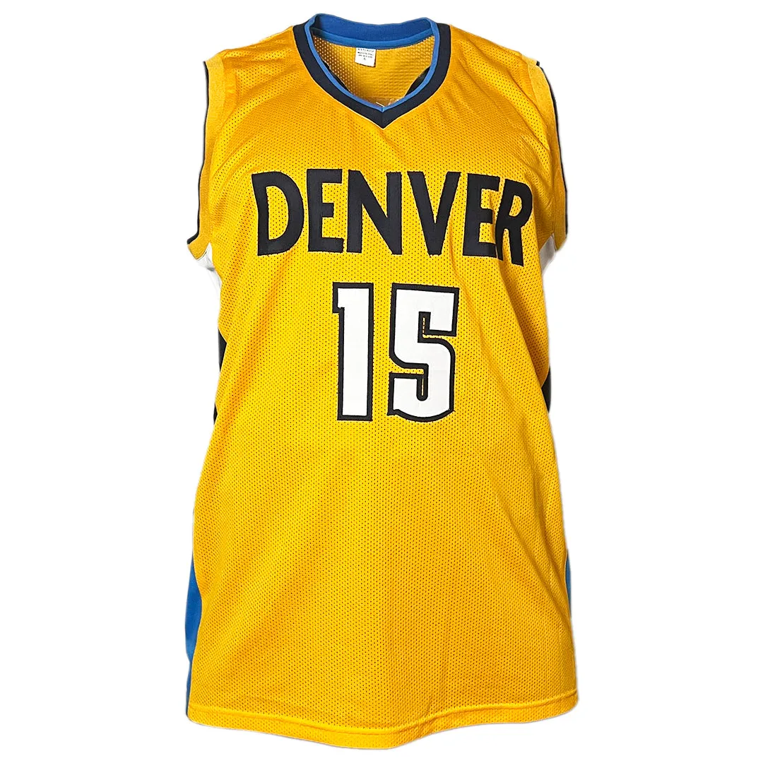 Nikola Jokic Signed Denver Yellow Basketball Jersey (JSA)