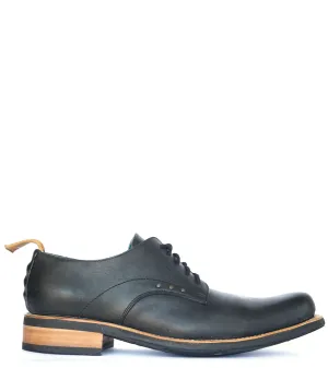 No.1044 TARMAC tie shoe Black MEN