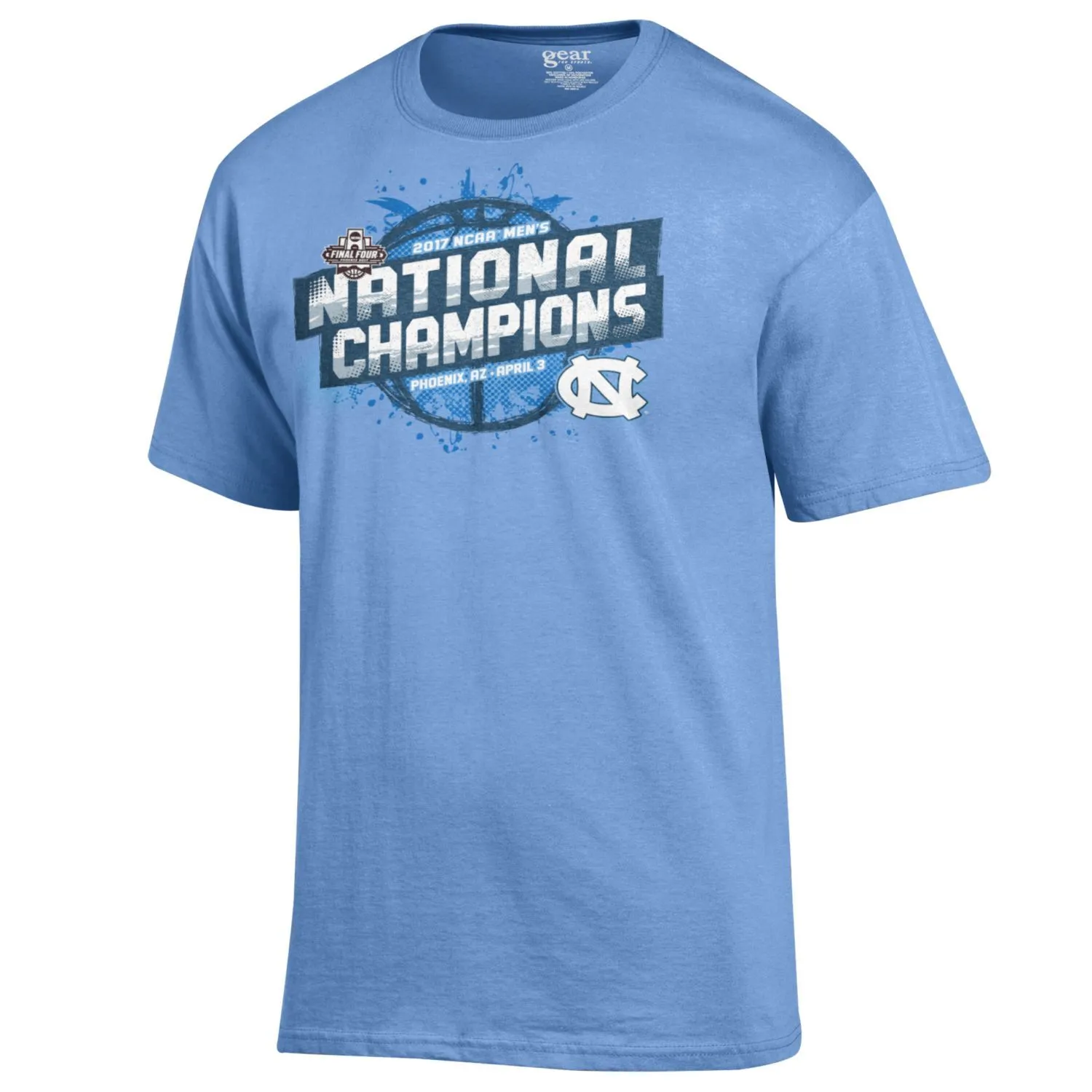 North Carolina Tar Heels Gear 2017 College Basketball National Champions T-Shirt