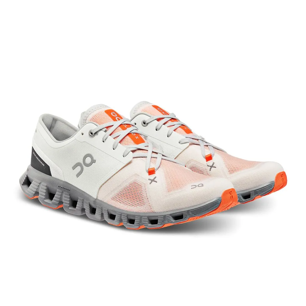 On Running Cloud X 3 (Mens) - Ivory/Alloy