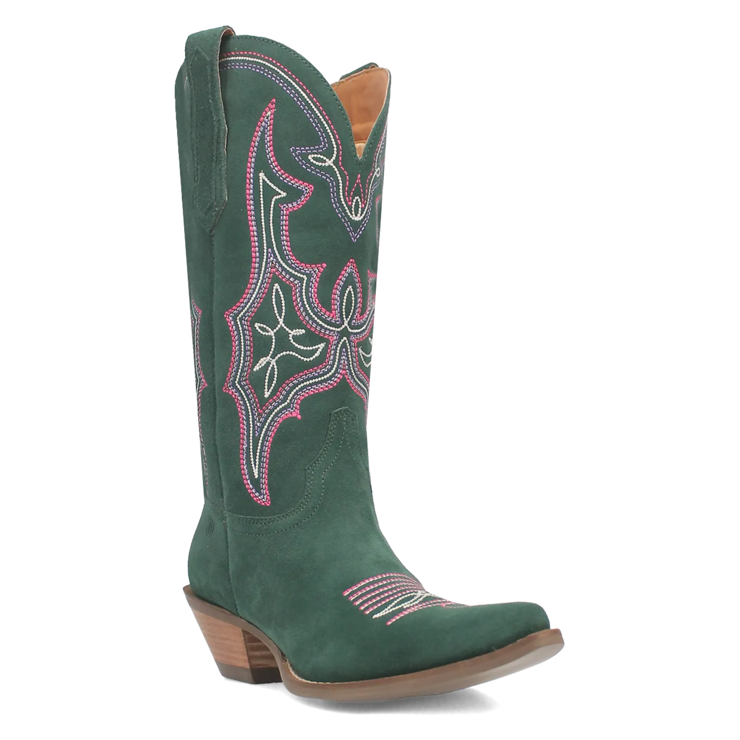 Online Exclusive | Dingo | Hot Sauce Leather Boot in Green **PREORDER