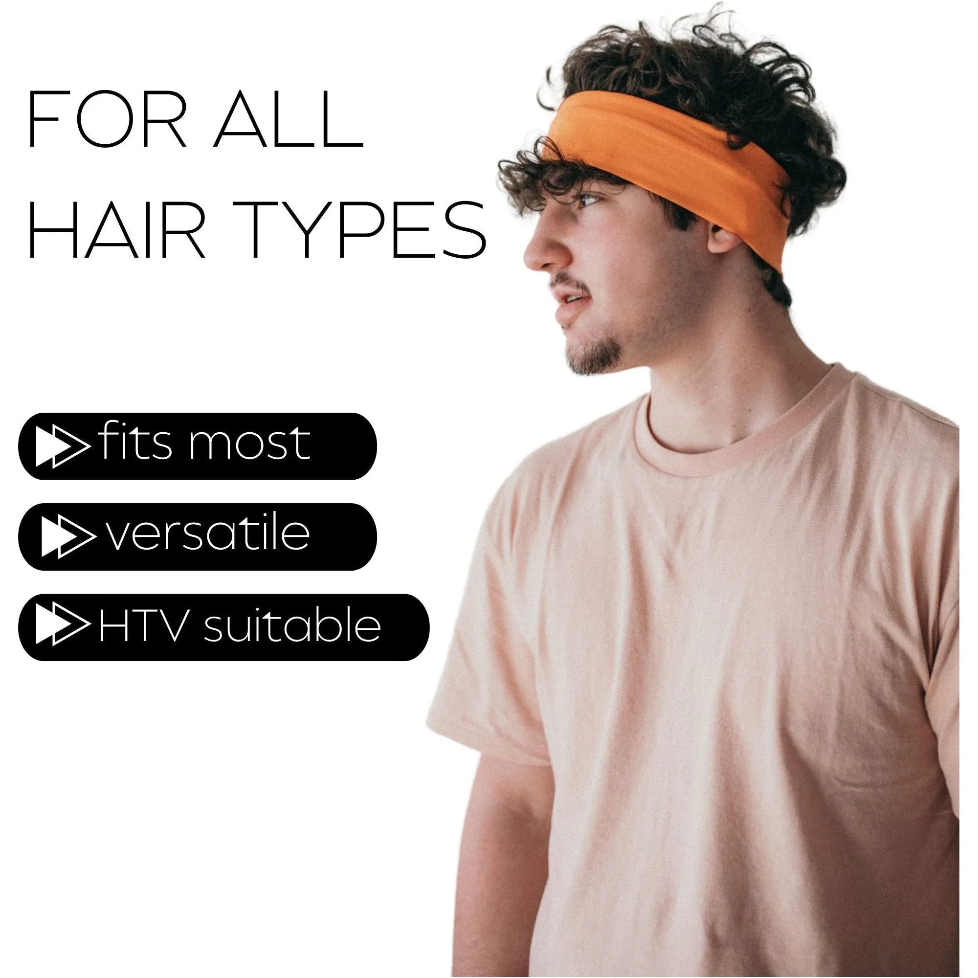 Orange Wide Headband