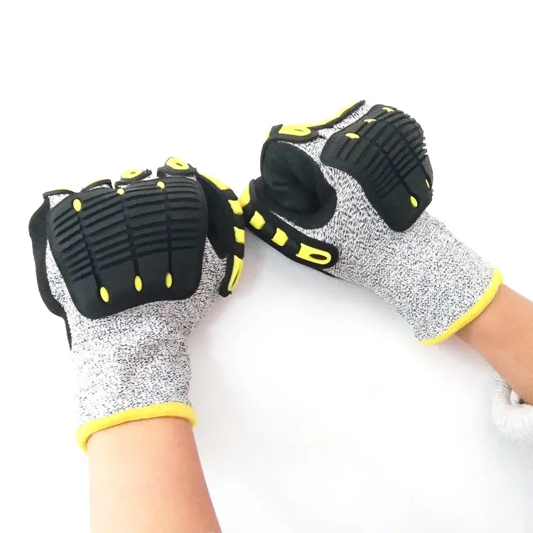 Outdoor Cycling TPR Cut-proof Wear-Resistant Gloves, Size: M(1008)